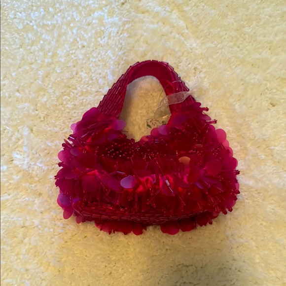 Viral Pink Beaded Bag - Picture 2 of 5